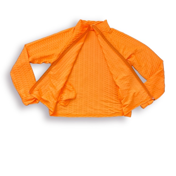 2 piece Solid textured dual pocket jacket and ruched leggings set. - Picture 5 of 5